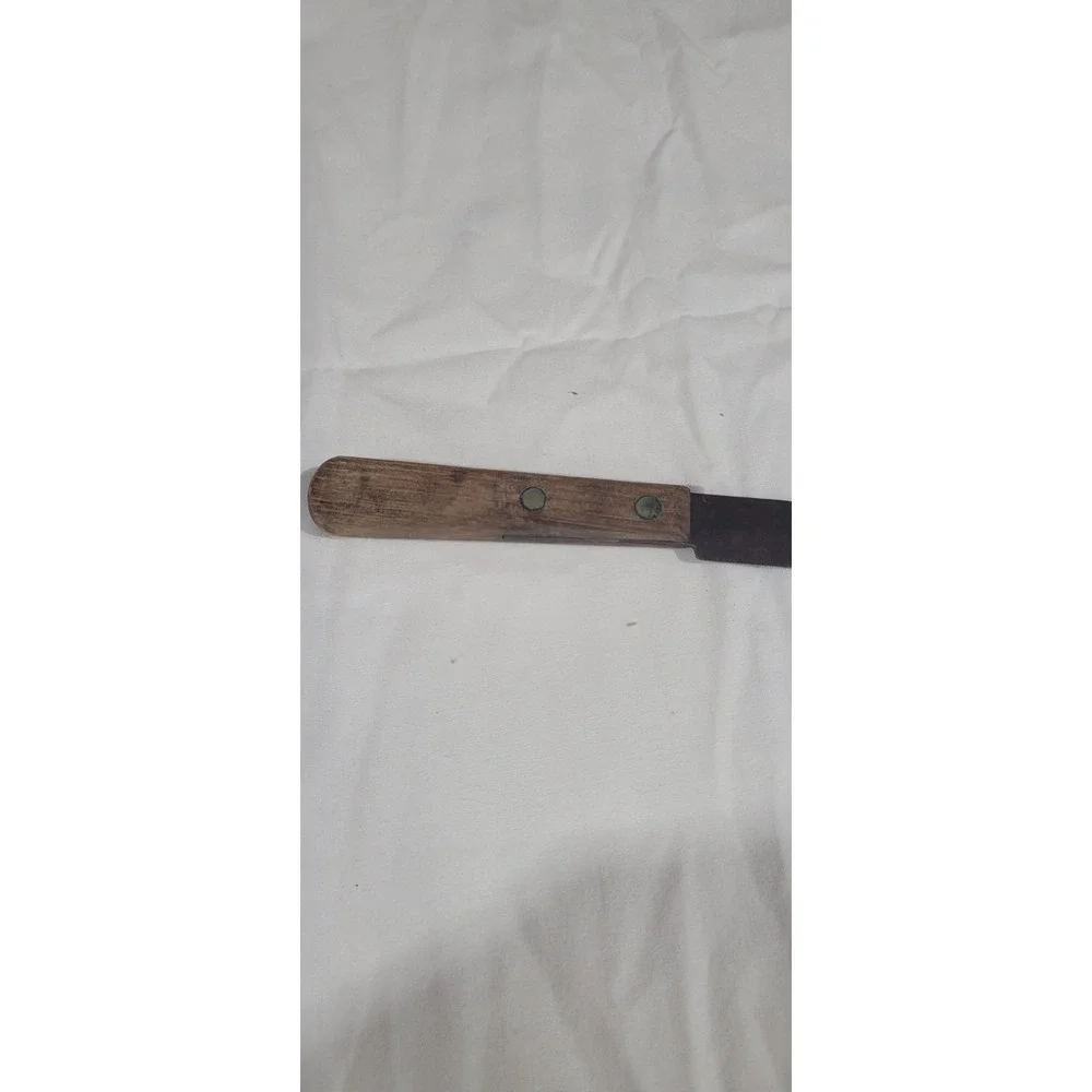 Vintage Tru Edge Old Hickory Carbon Steel Kitchen Knife Ontario Wood Handle
